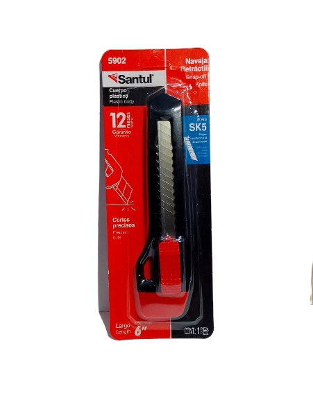 5902 CUTTER DE PLASTICO 6" SANTUL (12)