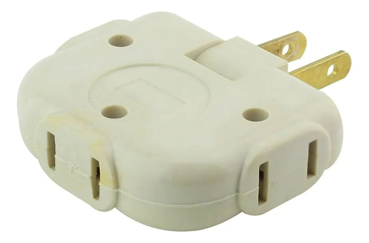 1523 ADAPTADOR DE BISAGRA PLANA 3 CONTACTOS SANELEC