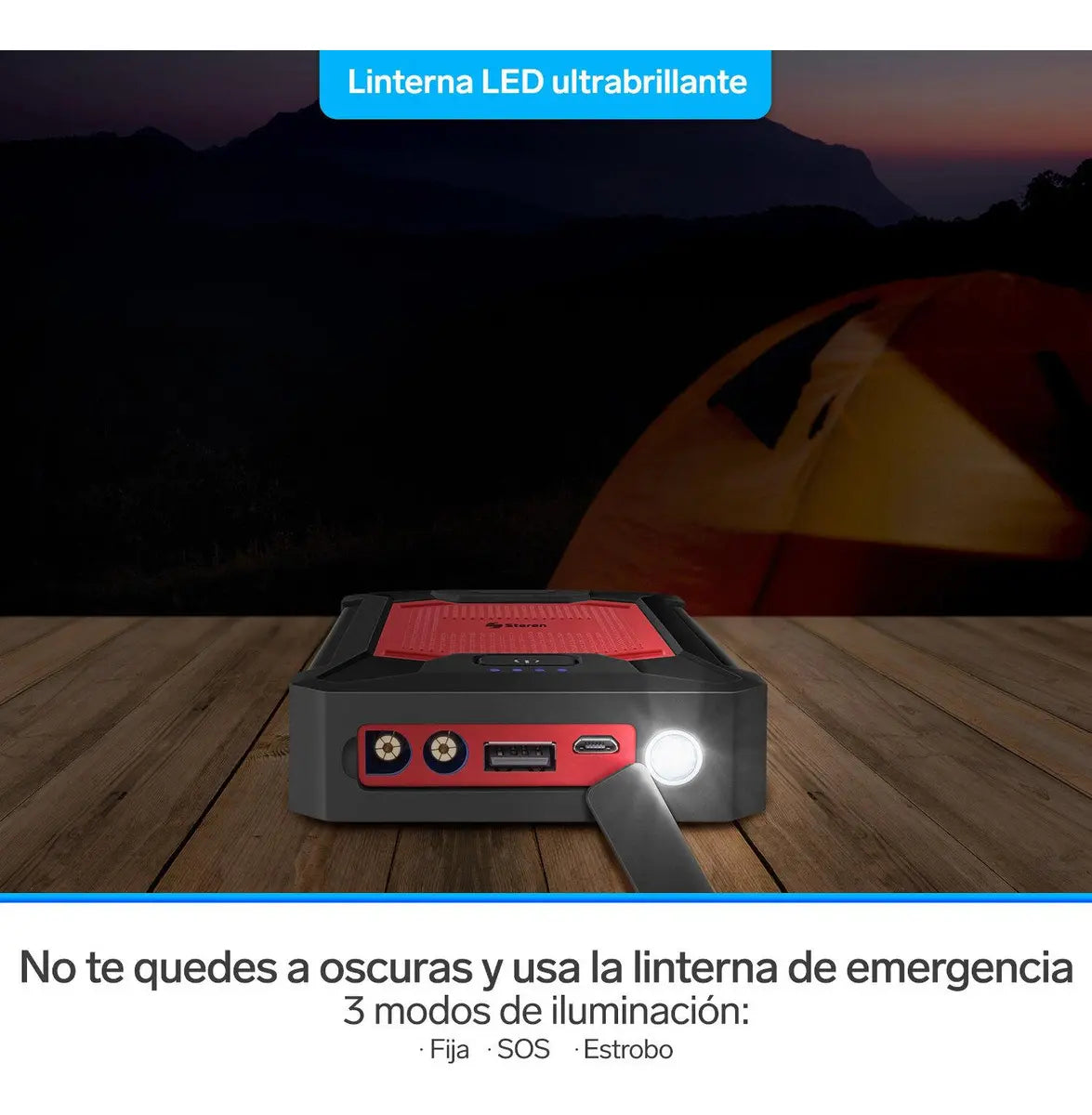 MOV-123 ARRANCADOR PARA AUTO COMPACTO Y BATERIA STEREN