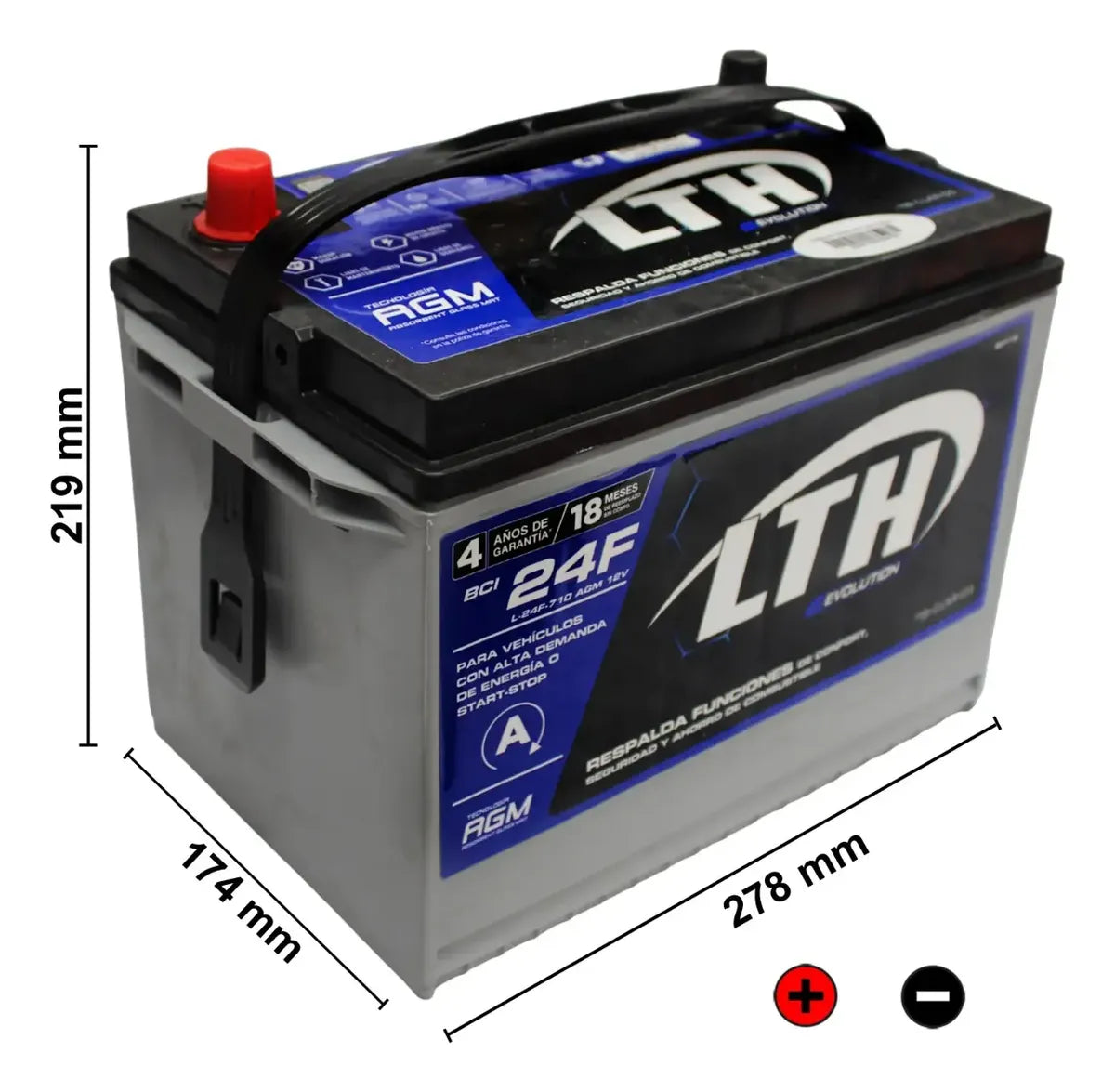 AGM-24F-710 BATERIA LTH AGM