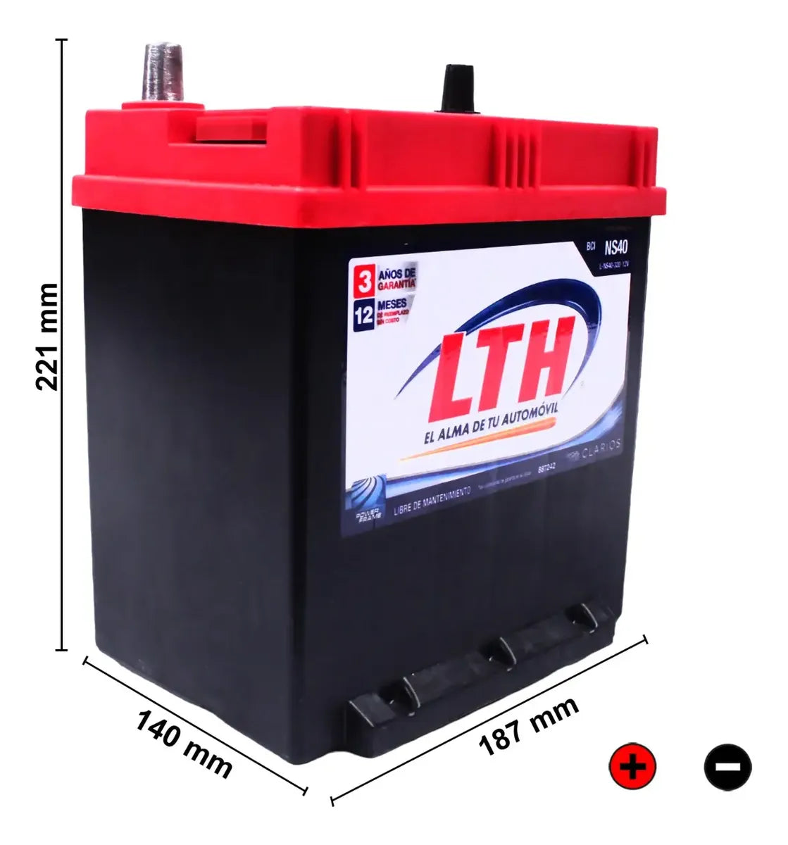 L-NS40-320 BATERIA LTH