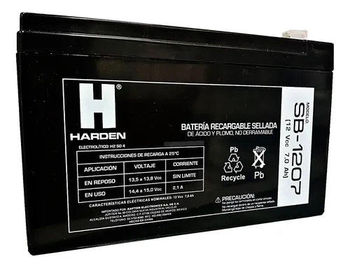 SB-1207 BATERIA SELLADA RECARGABLE 12V7AH HARDEN