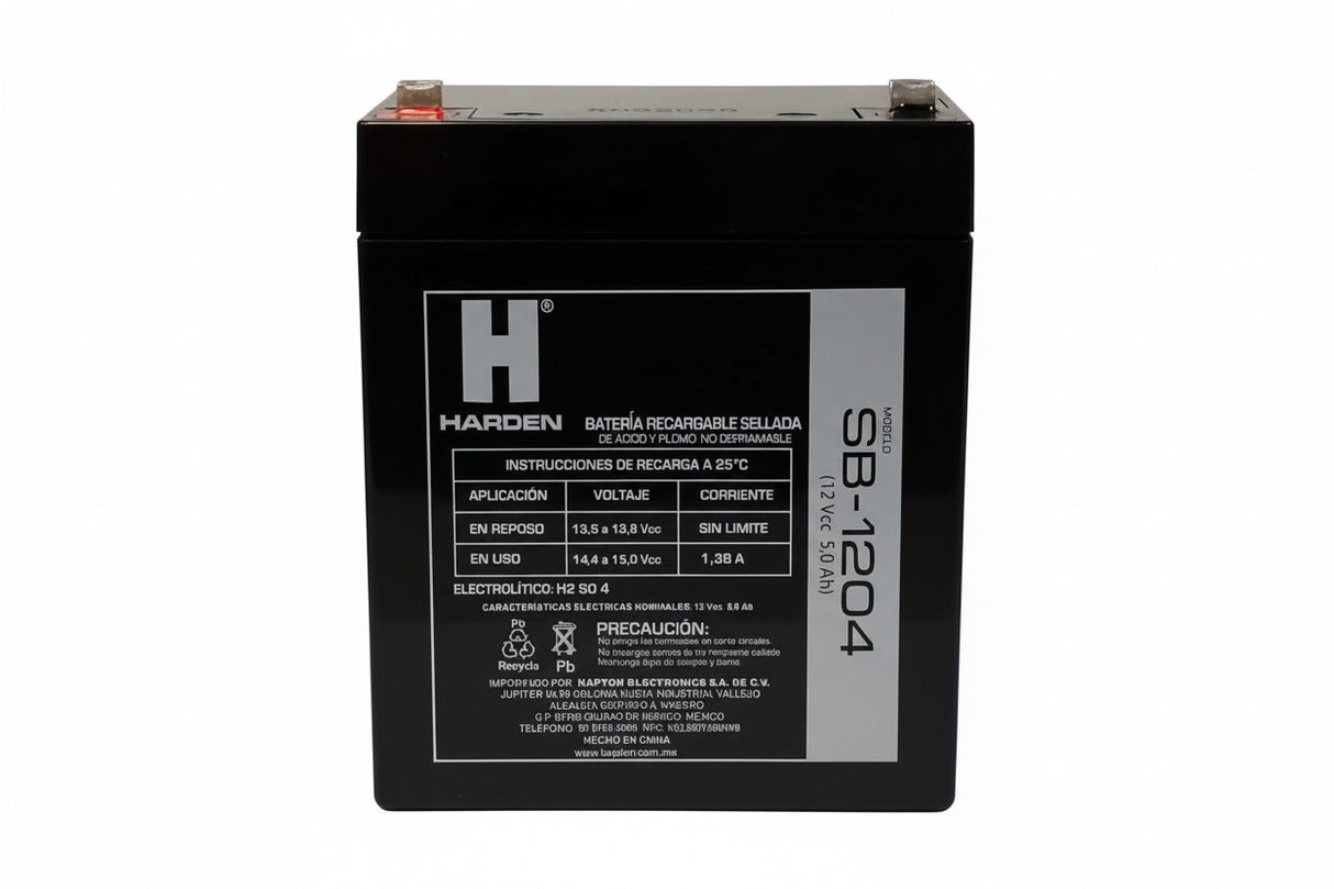 SB-1204 BATERIA SELLADA RECARGABLE 12V4AH HARDEN