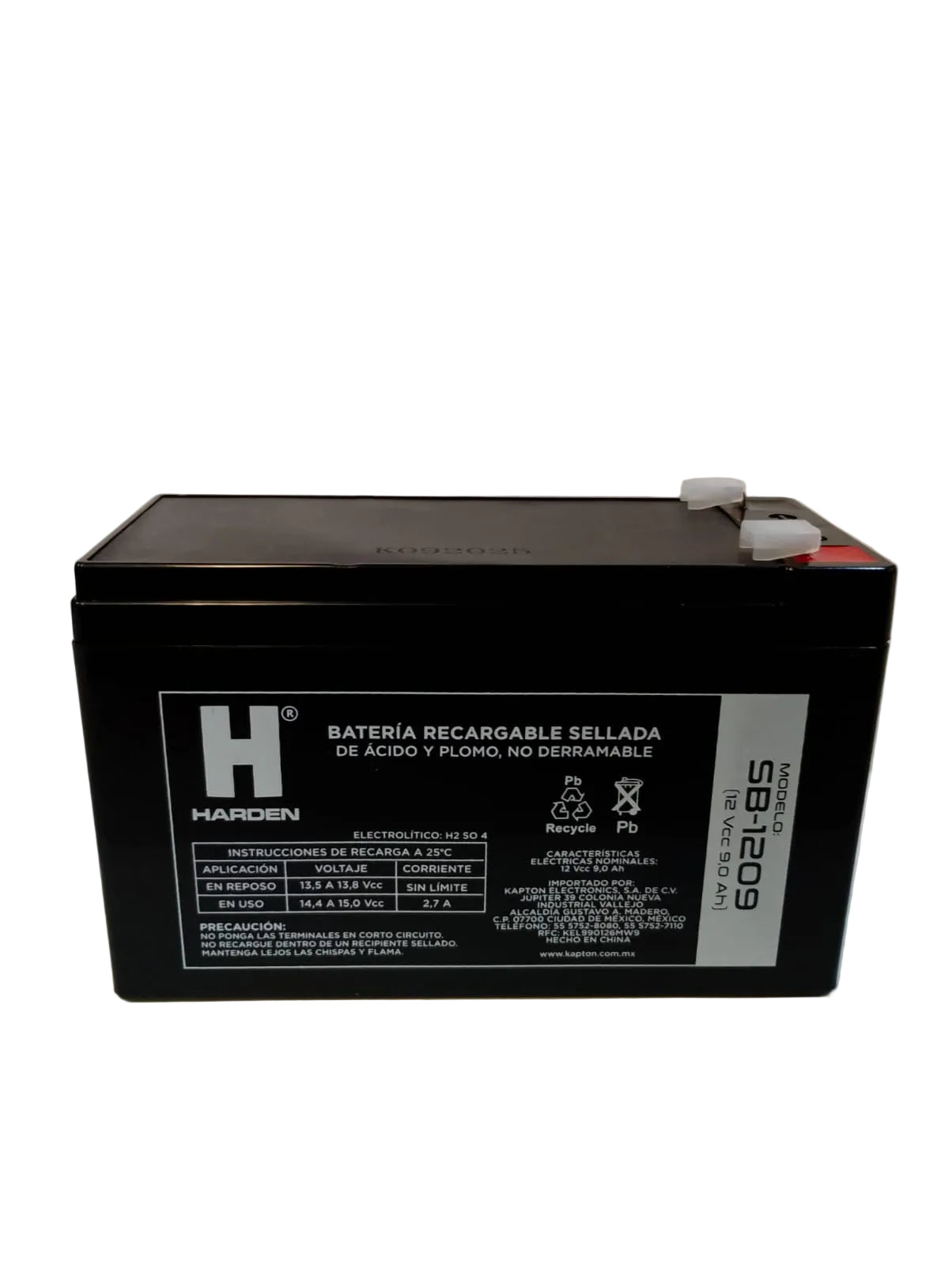 SB-1209 BATERIA SELLADA RECARGABLE 12V9AH HARDEN