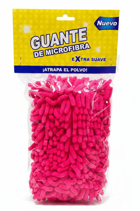 GUANTE DE MICROFIBRA VARIOS COLORES PARA AUTO