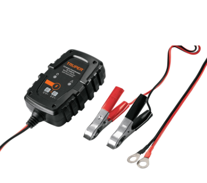 CARBA-1 MINI CARGADOR MANTENEDOR 1AMP 6V Y 12V TRUPER