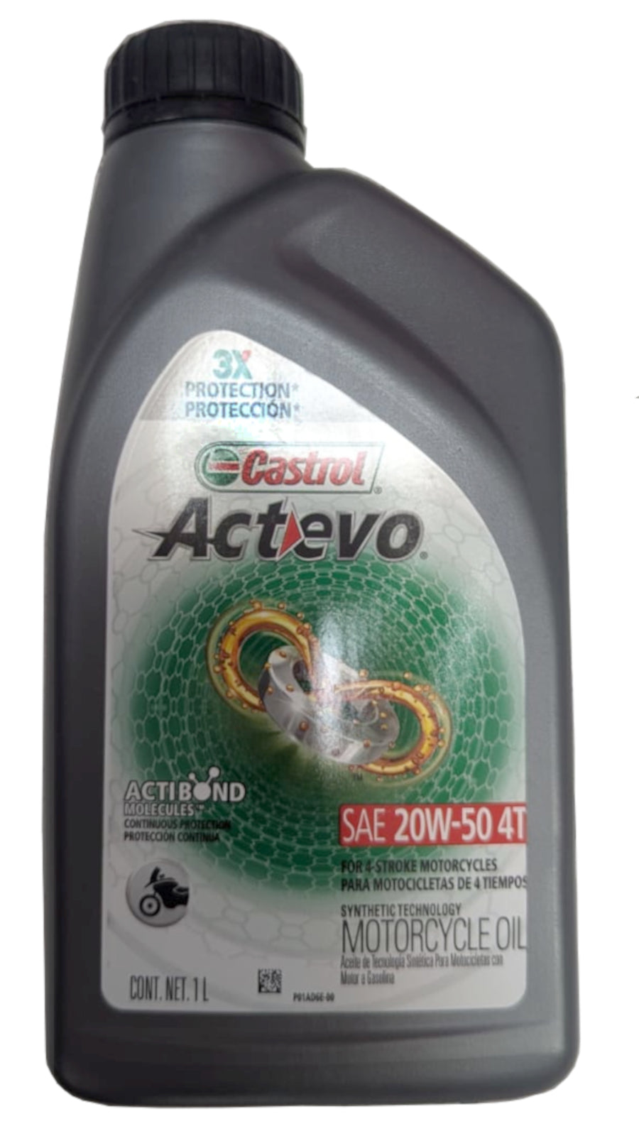 CASTROL ACEITE PARA MOTO 4 TIEMPOS ACTEVO 20W50 API SL LITRO