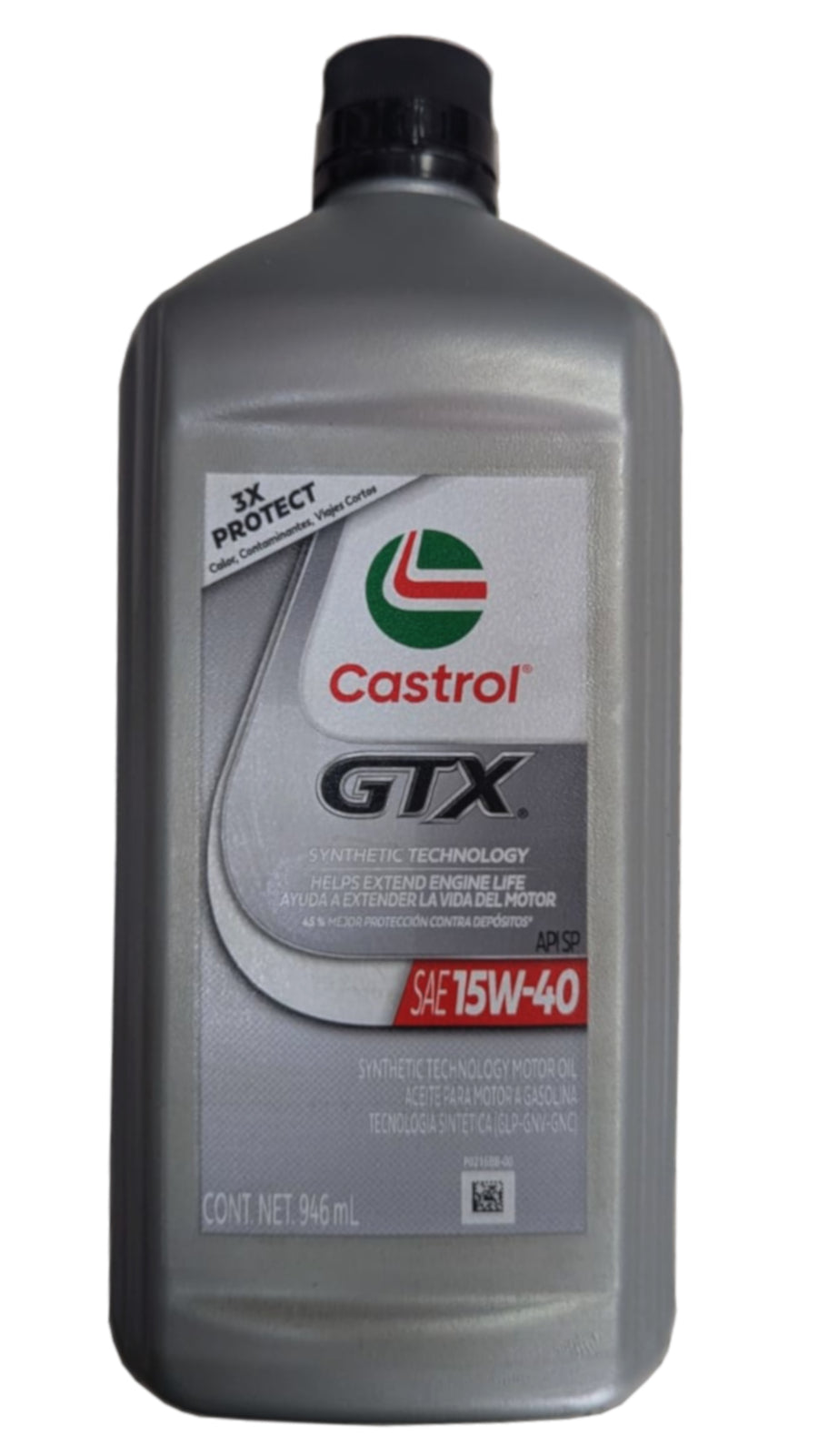 CASTROL GTXS API SP SYNTHETIC BLEND SAE 15W40 LITRO