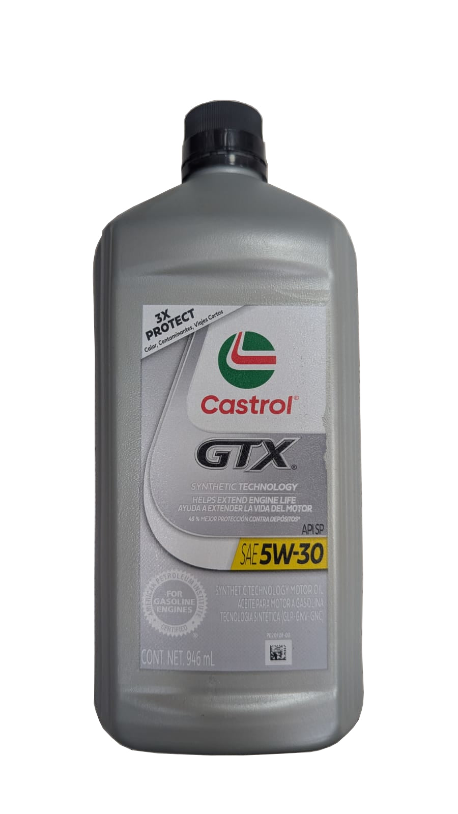 CASTROL GTX SYNTHETIC BLEND 5W30 API SP LITRO