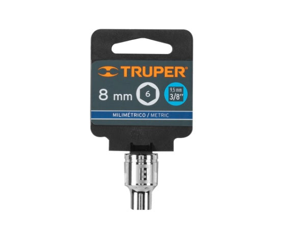 D-3808-HM DADO 8MM 6 PUNTAS 3/8" TRUPER &