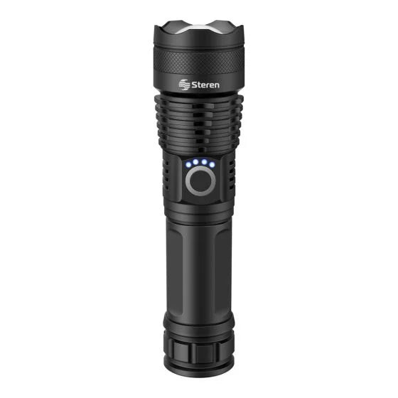 LINTERNA LED 1200 LUMENS RECARGABLE STEREN LAM-290