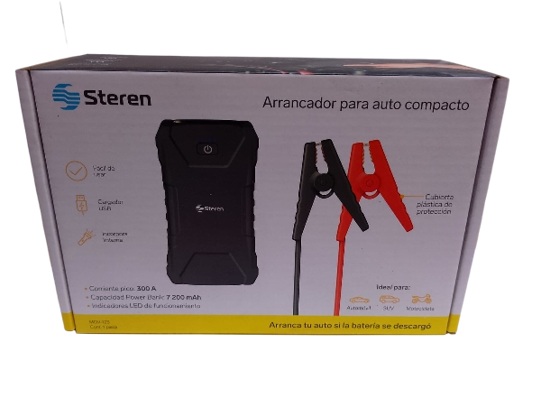 MOV-123 ARRANCADOR PARA AUTO COMPACTO Y BATERIA STEREN