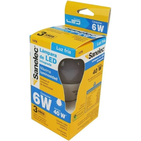 FOCO LED 6W 90-150V 6500K SANELEC