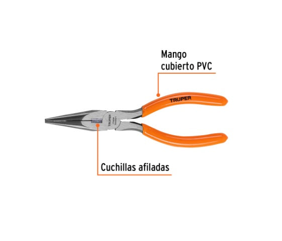 T-203-7 PINZA PUNTA Y CORTE 7" TRUPER &