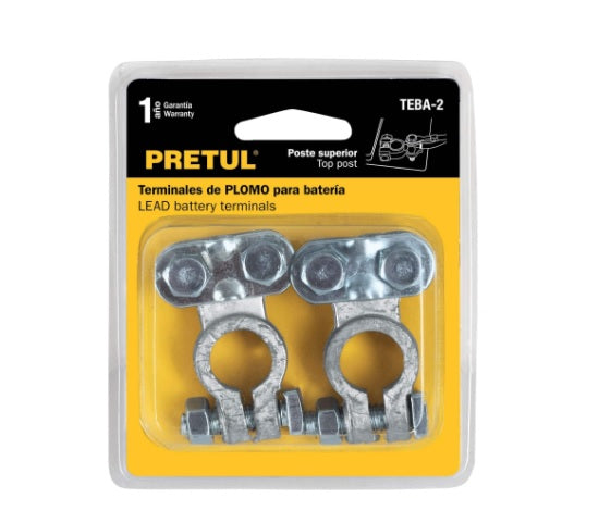 TEBA-2 JUEGO DE TERMINALES PARA BATERIA POSTE PLOMO