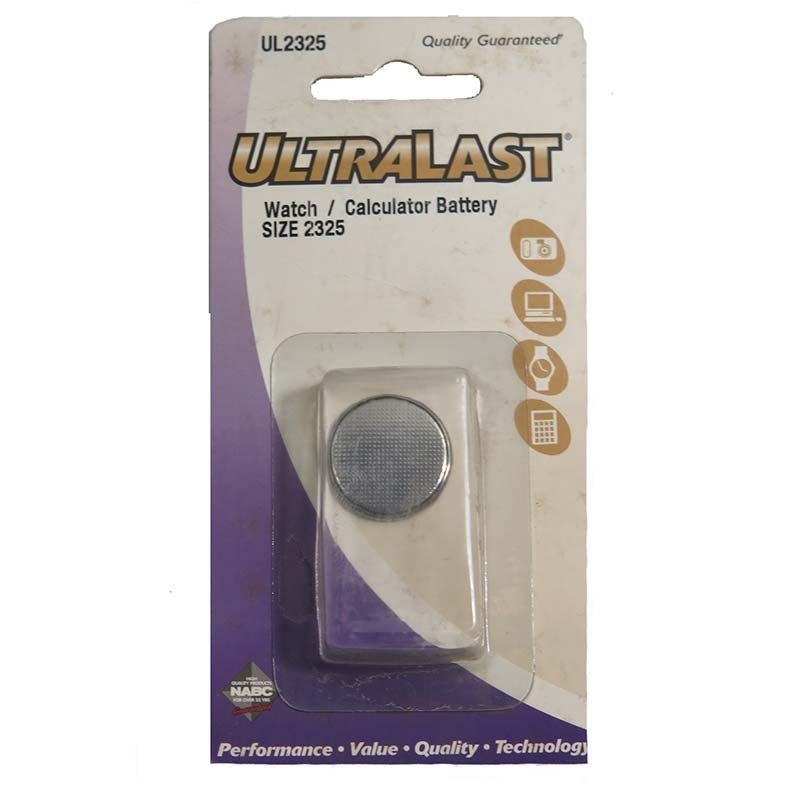 UL2325 PILA DE BOTON ULTRALAST 3V