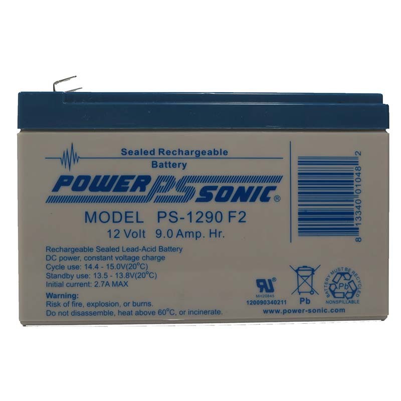 PS-1290 F2 BATERIA SELLADA POWERSONIC 12V9AH