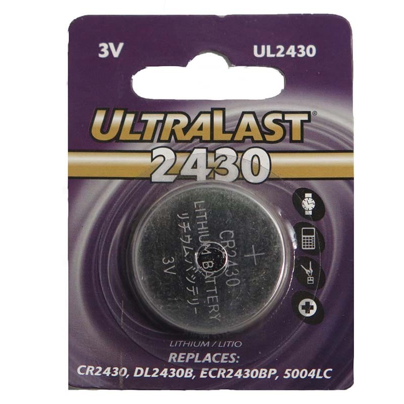 UL2430 PILA DE BOTON ULTRALAST 3V