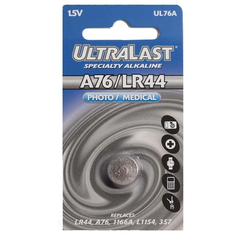 UL76A LR44 PILA DE BOTON ULTRALAST 1.5V