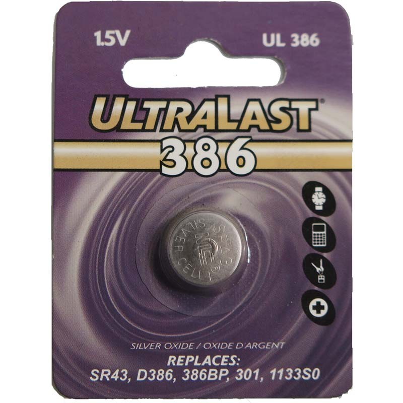 UL386 SR43 PILA DE BOTON ULTRALAST 1.5V