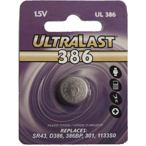 UL386 SR43 PILA DE BOTON ULTRALAST 1.5V