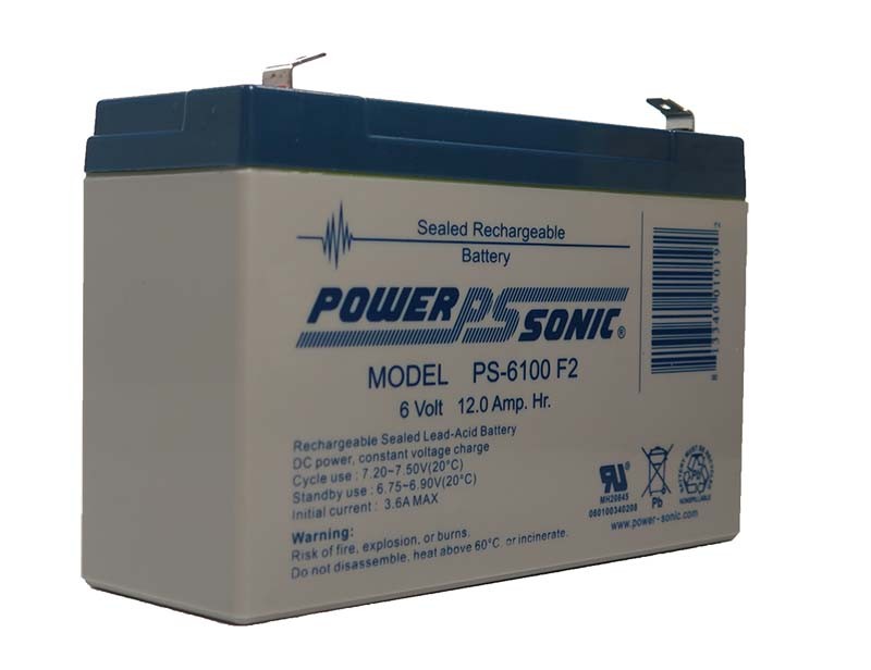 PS-6100 F2/F1 BATERIA SELLADA POWERSONIC 6V12AH