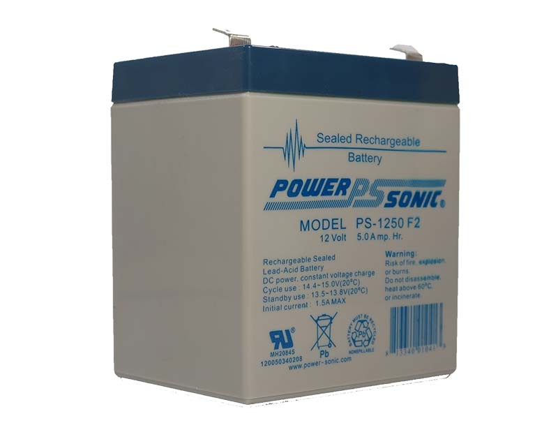 PS-1250 F2 BATERIA SELLADA POWERSONIC 12V5.0AH