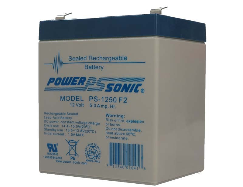 PS-1250 F2 BATERIA SELLADA POWERSONIC 12V5.0AH