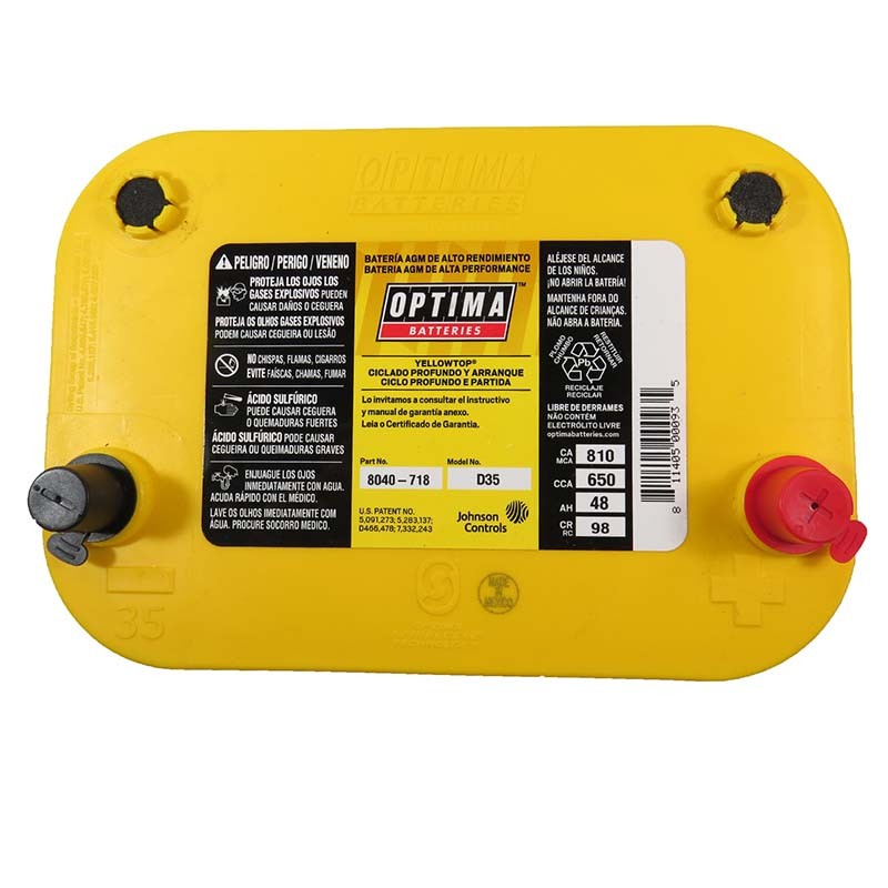 O-D35-650 BATERIA OPTIMA AMARILLA CP