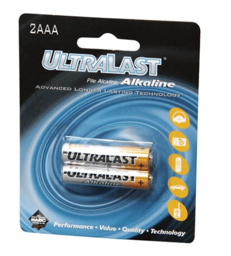 ULA2AAA PILA ALCALINA C2 ULTRALAST 1.5V