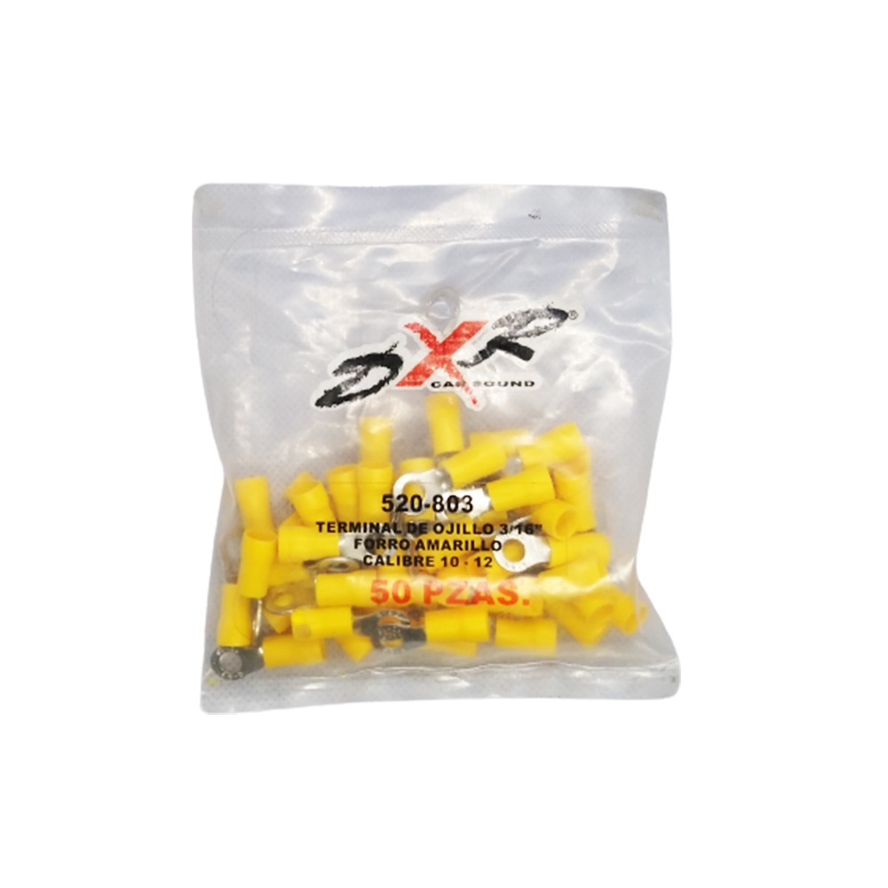 520-803 TERMINAL OJILLO 3/16" FORRO AMAR CAL 10-12 RADOX