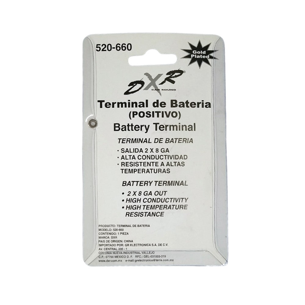 520-660 TERMINAL AUDIO POSITIVA RADOX