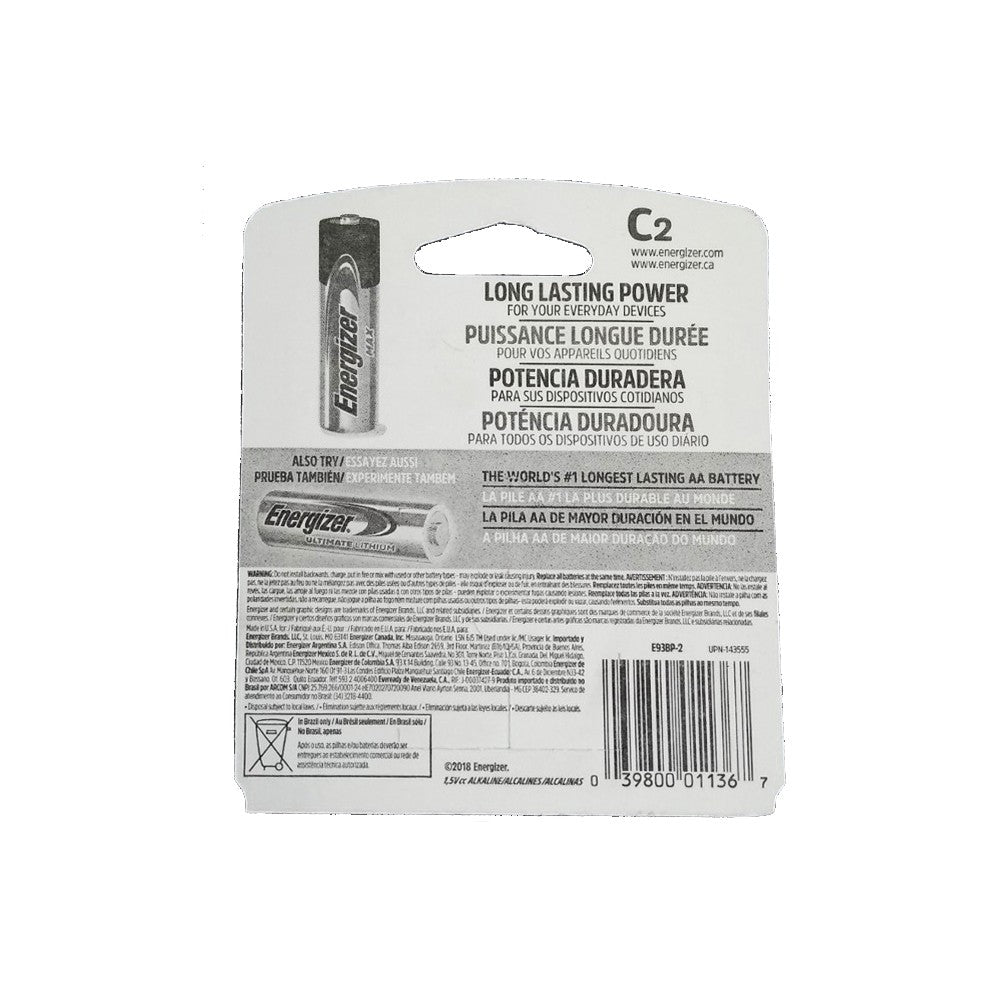 ENC2 PILA ALCALINA C2 MAXC C2 ENERGIZER 1.5V