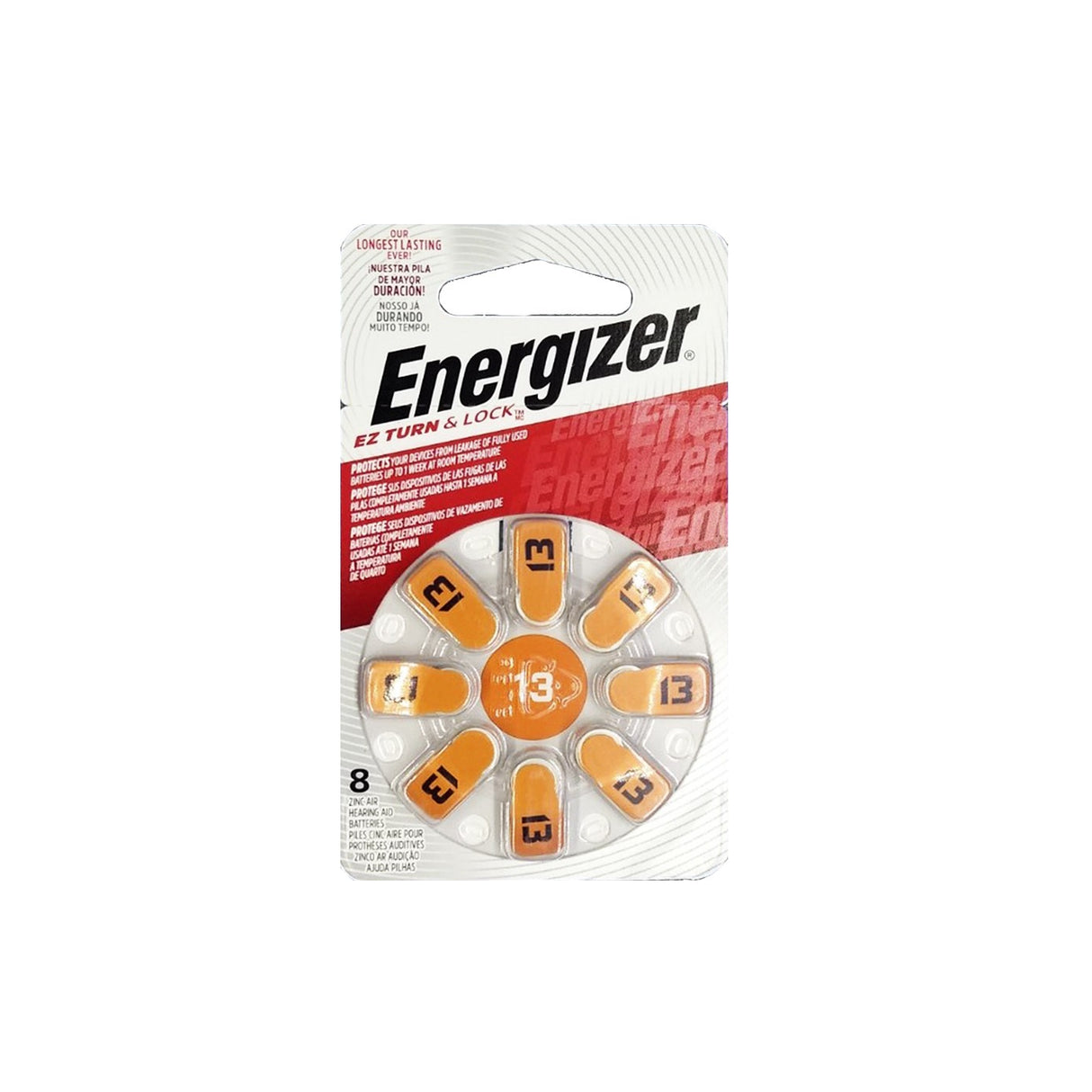 ENA13-8 BATERIA AUDITIVA 13 C8 ENERGIZER 1.4V