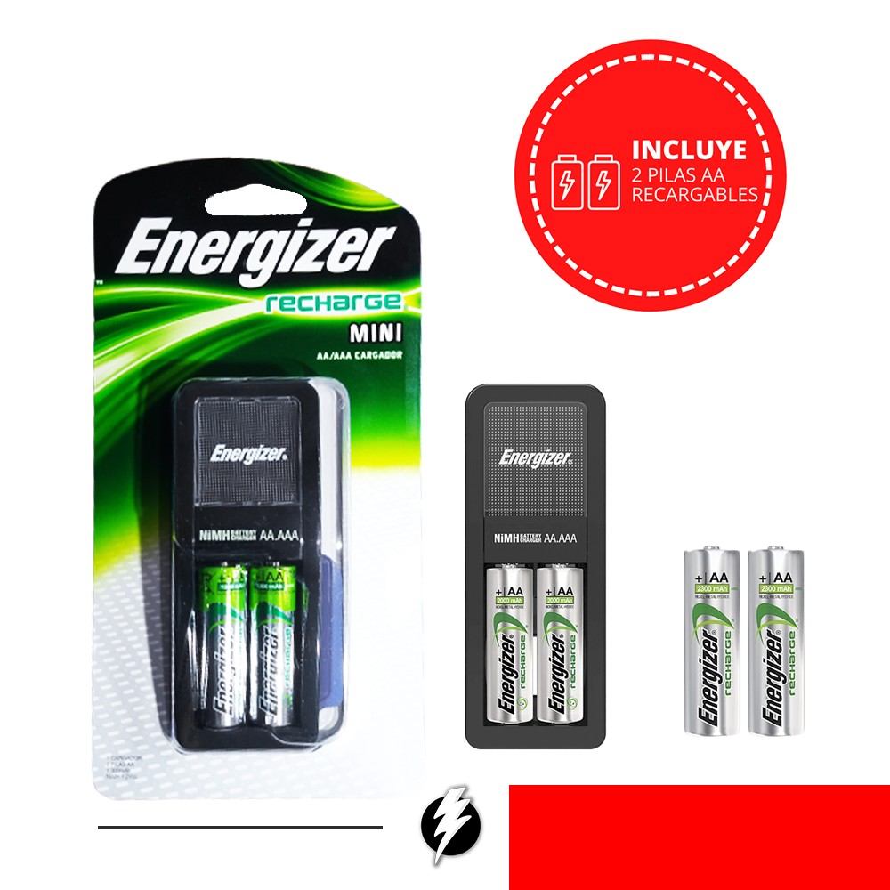 CH2PC4 CARGADOR DE BATERIAS MINI AA/AAA C2 AA ENERGIZER CH2PC2