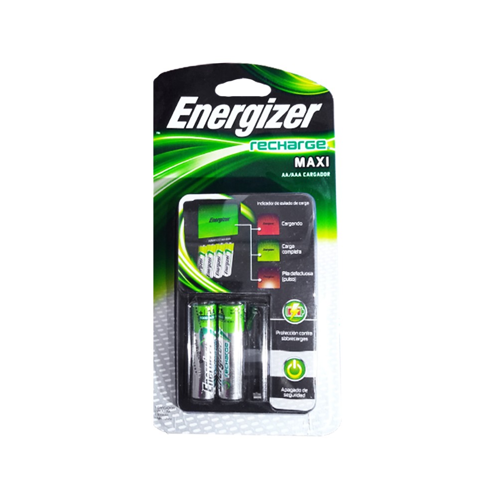CHVCM4 CARGADOR DE BATERIAS MAXI AA/AAA C/2AA ENERGIZER