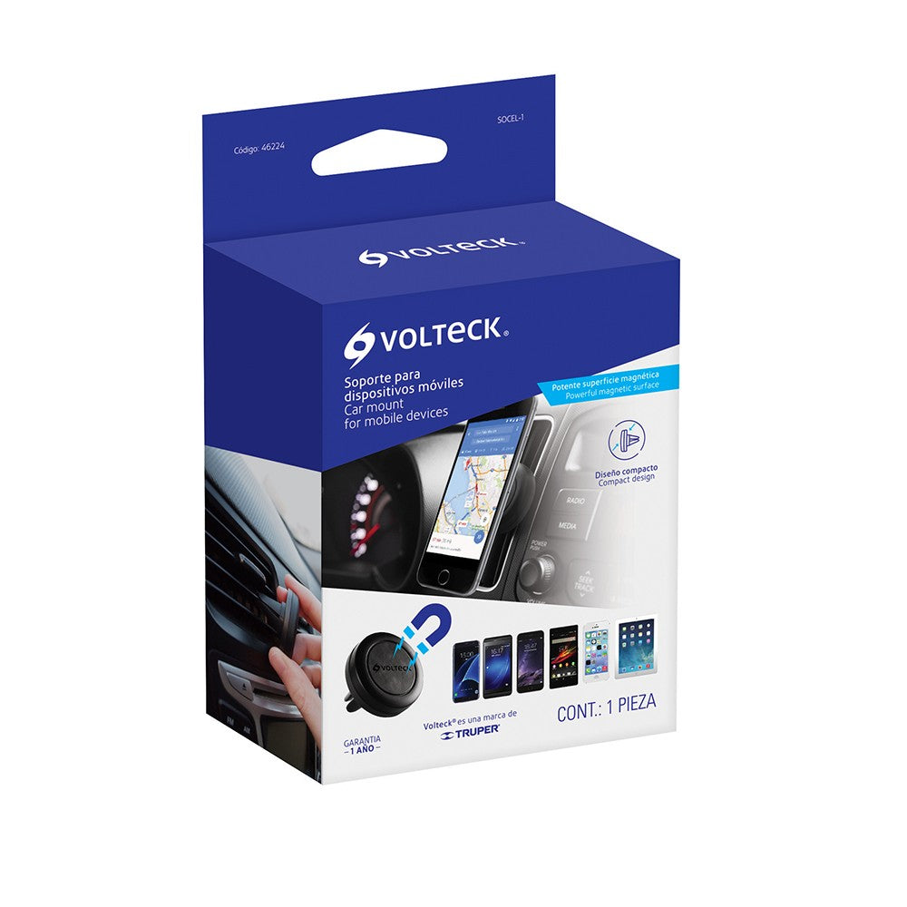 SOCEL-1 SOPORTE MAGNETICO TELEFONO CELULAR AUTO