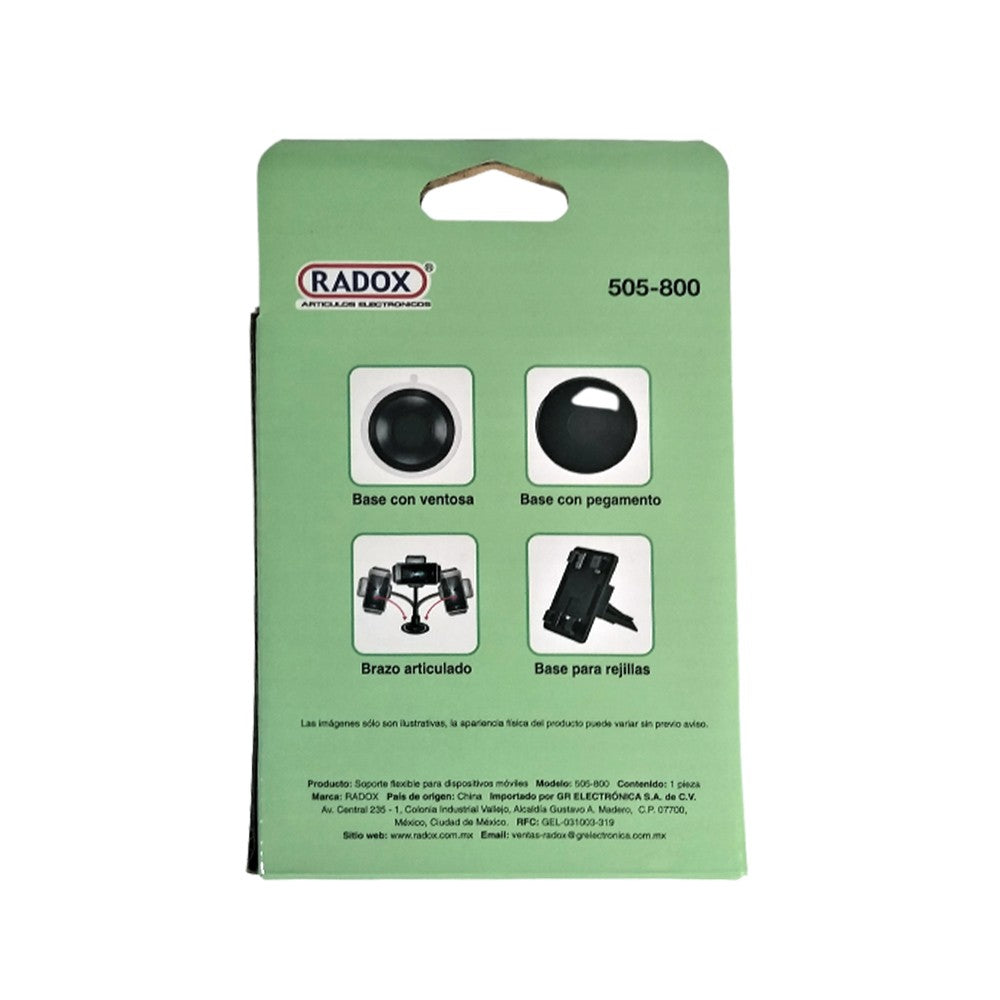 505-800 SOPORTE DE CELULAR FLEXIBLE RADOX
