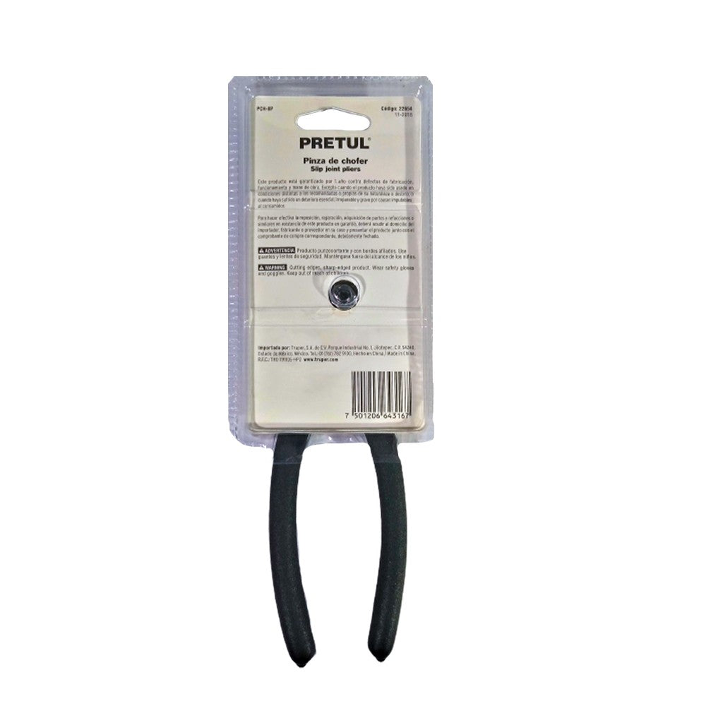 PCH-8P PINZA DE CHOFER 8" PRETUL