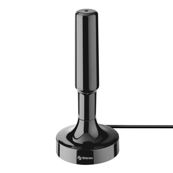 ANT-9018 ANTENA COMPACTA CON IMAN Y BOOSTER 20dB STEREN