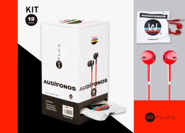 AUDIFONOS BOLSA WEPLUG