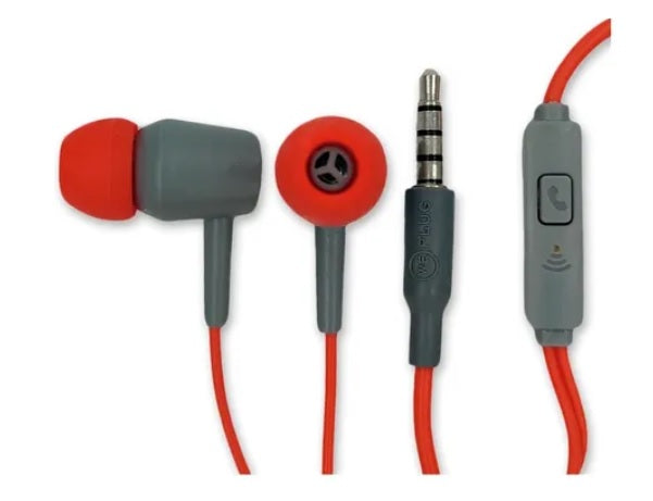 AUDIFONOS MANOS LIBRES ROJO WEPLUG