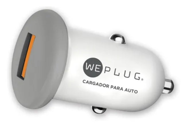 CARGADOR CELULAR PARA AUTO 12V WEPLUG