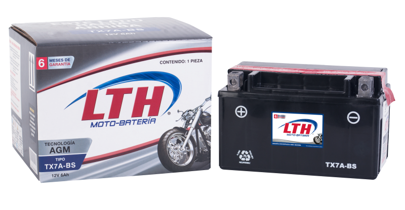 YTX7A-BS TX7A-BS BATERIA DE GEL PARA MOTO LTH