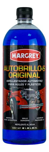 AUTO BRILLO-S 1LT ABRILLANTADOR REPELENTE PARA TABLEROS MARGREY