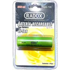 660-700 BATERIA RECARGABLE DE LITIO 18650 LI-ION 3.7V 2600MA