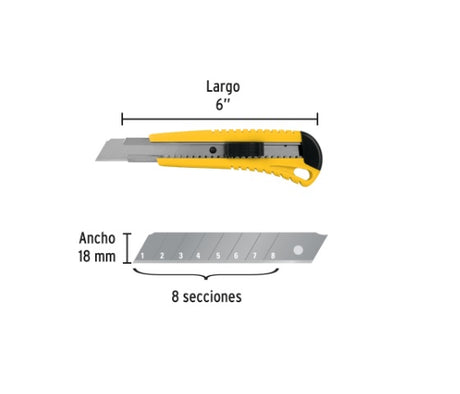 CUT-6P CUTTER REFORZADO 6" PRETUL (12) &