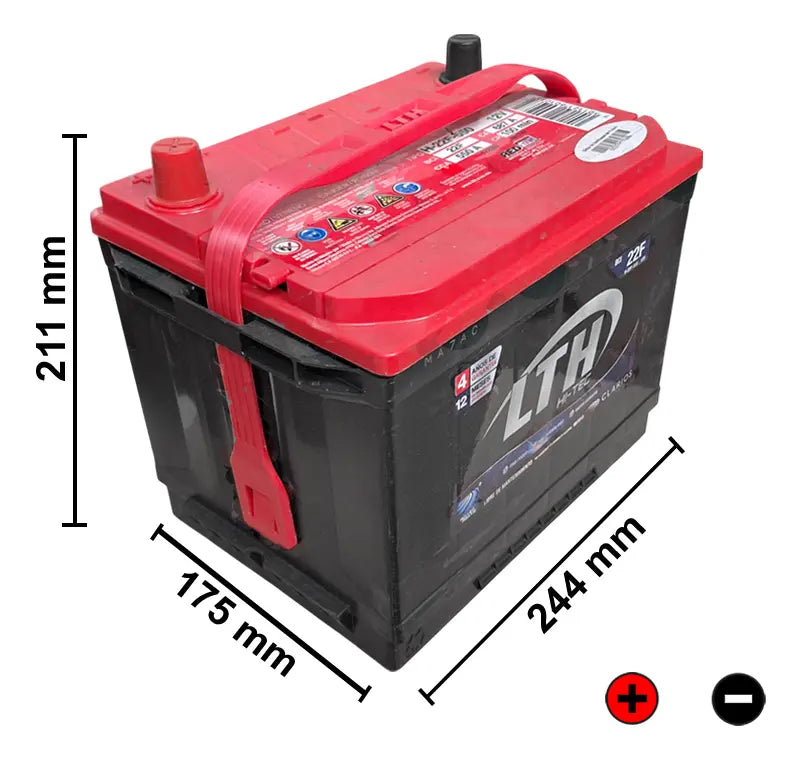 H-22F-550 BATERIA LTH  HI-TEC