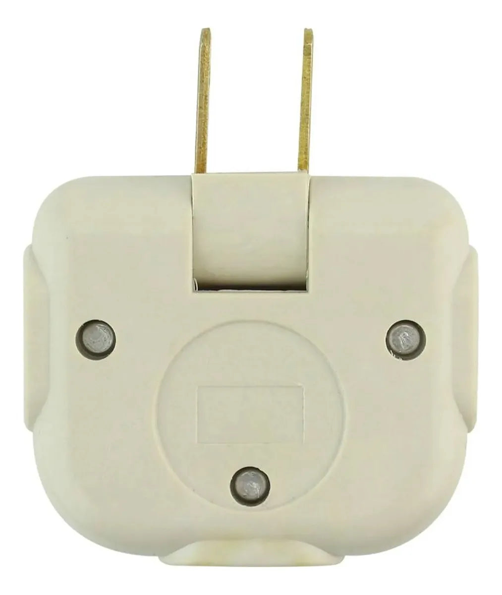 1523 ADAPTADOR DE BISAGRA PLANA 3 CONTACTOS SANELEC