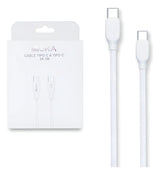 CAB252B CABLE BLANCO TIPO C A TIPO C 3A 1M 1HORA